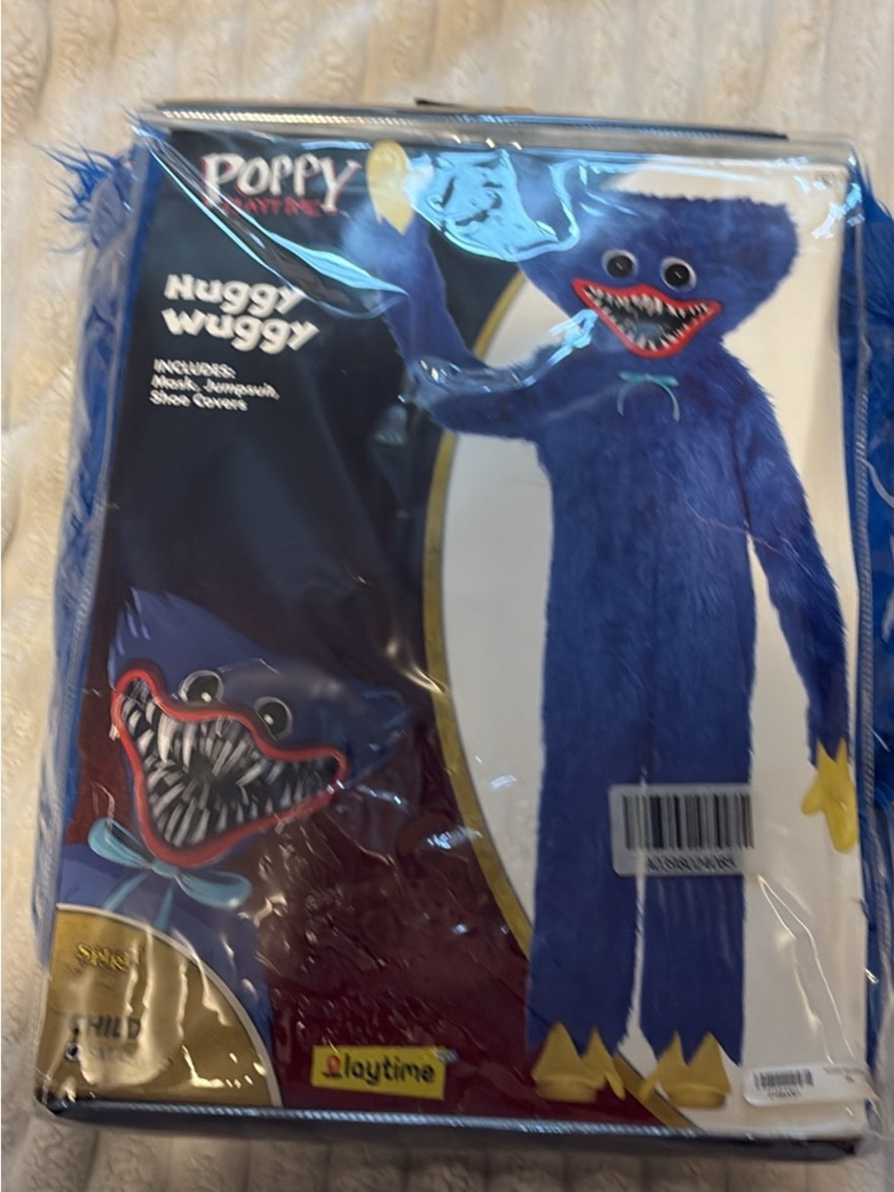 Playtime Blue Huggy Wuggy Kids Costume - Poppy Playtime